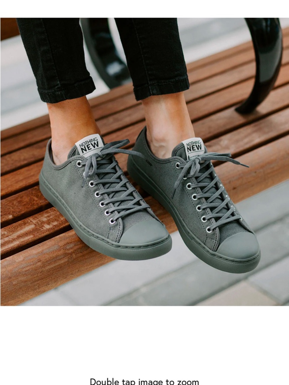 Nothing New Gray Low-Top women’s Sneakers 9.5